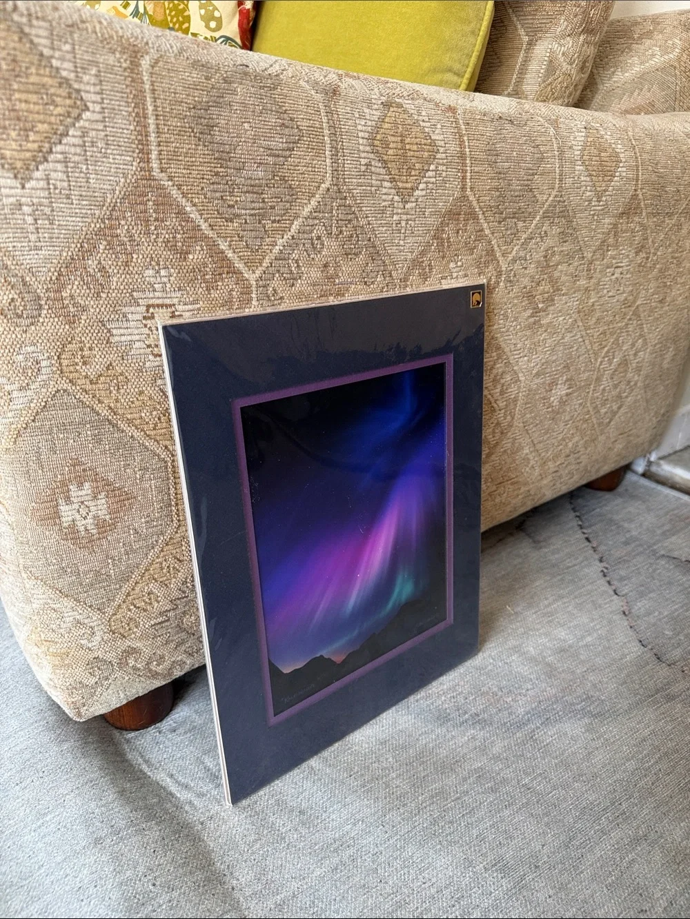 Matted 11” x 14” Kaleidoscope  Purple Aurora Wall Art Todd Salat Shots
